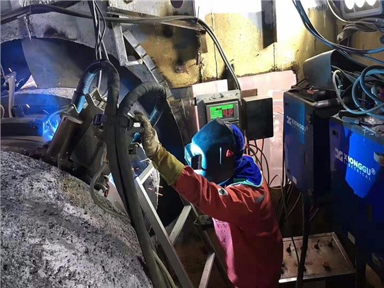 Kumagaya Pipeline Automatic Welding Machine Participates in the Laying of Zhoushan Offshore Oil Pipeline 