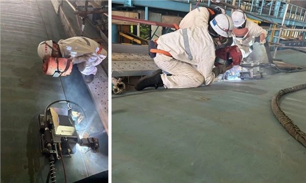 Xionggu's Curved-Surface Welding Robot Overcomes the Ship Hull 