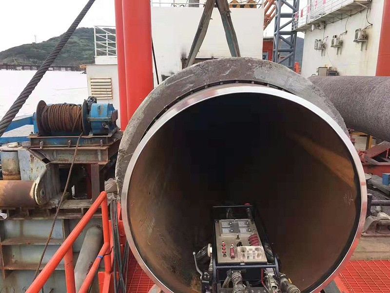 Kumagaya Pipeline Automatic Welding Machine Participates in the Laying of Zhoushan Offshore Oil Pipeline 